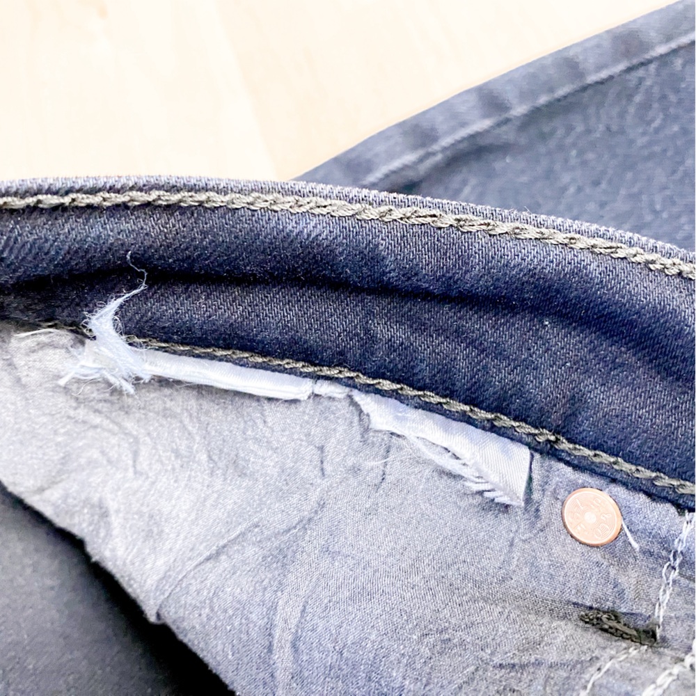 Levi's Wedgie High-Rise Skinny Fit Jeans Cotton Dark Wash Button Fly‎ Size 29 - Picture 8 of 11